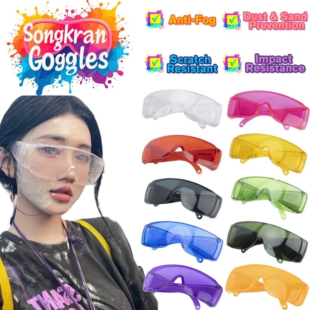Fashionable Summer Waterproof Glasses Songkran Festival Bright Colors Cheapest ️ Songkran Glasses Party Game Waterproof Goggles