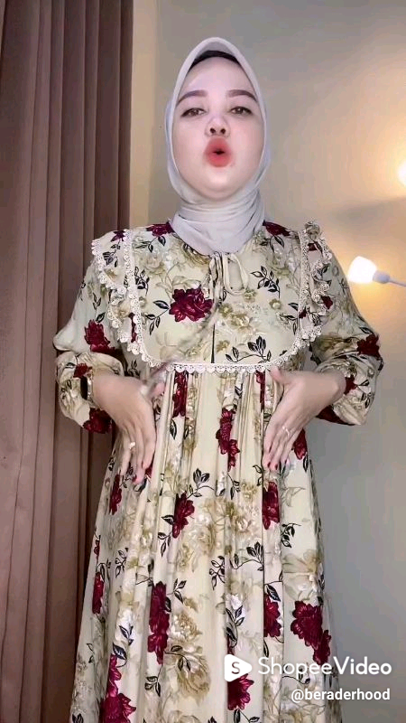 dress gamis premium rumbai kekinian | Shopee Video Indonesia