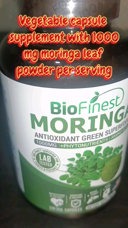 Packed with natural vitamins, minerals & antioxidants. Daily green superfood. #Biofinest #BiofinestMoringa #Moringa #GreenSuperfood #SVpostandwin