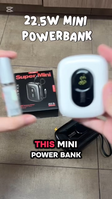 Mini Tivien fast charge powerbank ! #minipowerbank #powerbank #fastcharge #SVpostandwin #myfirstshopeevideo #trendingfinds #musthaves