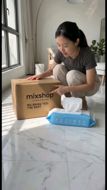 Mixshop Premium Wet Wipes #WetWipes #BabyWipes #ThickWipes #DailyEssentials #CleaningWipes #FamilyCare #PortableWipes #BabyCare #HygieneProducts #Hou