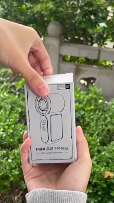 Ultra mini portable handheld fan #portablefan #fyp #shopee