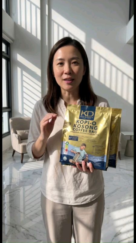 Kim’s Duet Kopi-O Kosong #BlackCoffee #KopiOKosong #SingaporeCoffee #NanyangCoffee #CoffeeBag #NoSugarCoffee #CoffeeLover #PremiumCoffee #morningcoffe