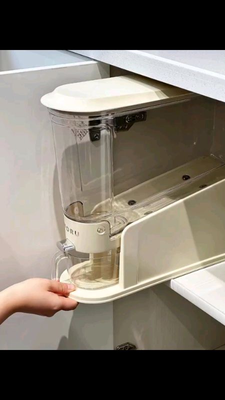 ​#RiceDispenser #KitchenStorage #HomeOrganization #KitchenGadgets