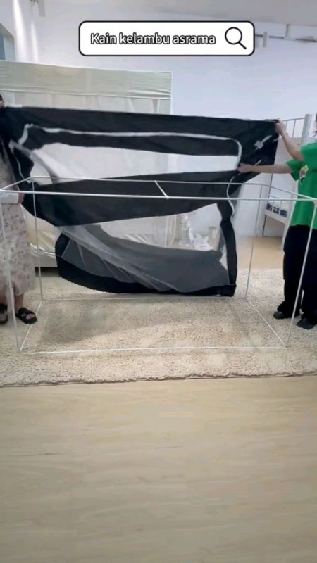 YYT Student Dormitory Mosquito Netwith Brackets, Blackout Curtain Net & N...