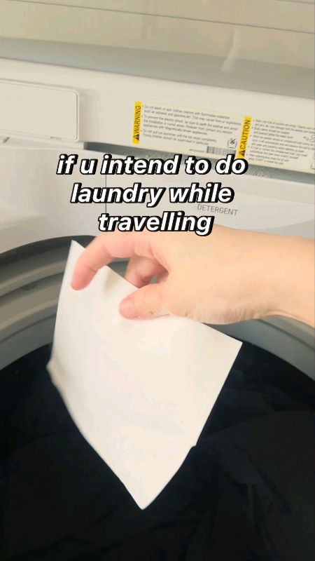if ure travelling this holiday, dont forget to pack ur laundry sheets. #may26svfind