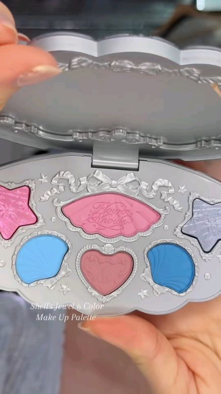 #FlowerKnows Shell's Jewel Collection 6-Color #Makeup #Palette 🦪 #Fyp #Shopeetrending #ShopeeSG #Shopeefriends