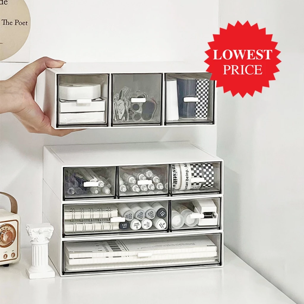 Desk Organiser Stationery Organizer Stackable Desktop organiser drawer organizer SG Reliable Seller