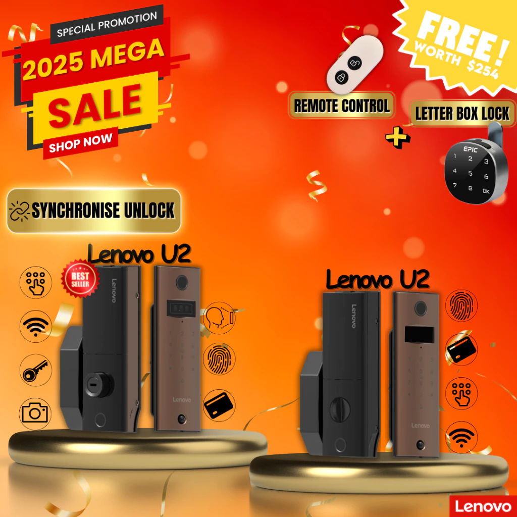 Lenovo U2 Facial Recognition Digital Lock Bundle Deal