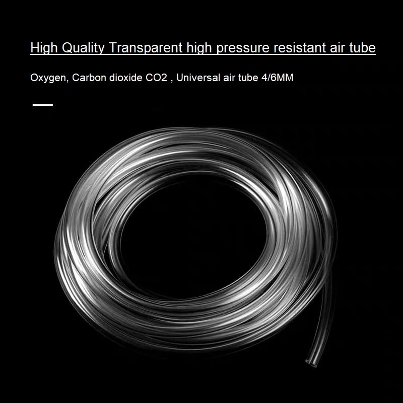 High Quality Clear Aquarium Air Tube For Airpump Oxygen , Carbon dioxide CO2 Tank , Airstone (SG Ready Stock)