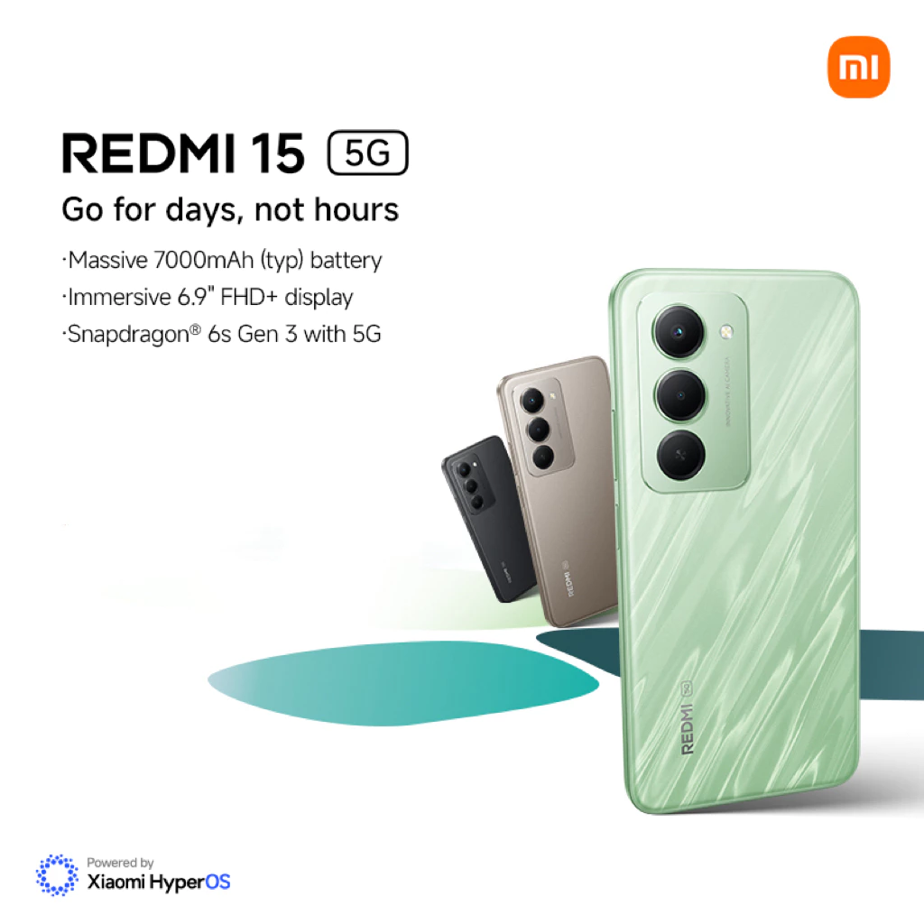 New Xiaomi REDMI 15 5G Smartphone