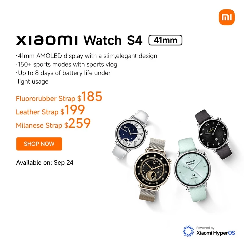 New Xiaomi Watch S4 41mm