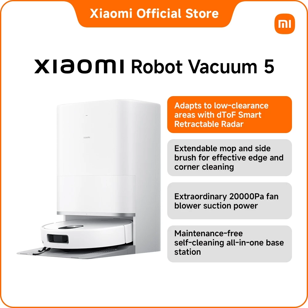 New Xiaomi Robot Vacuum 5