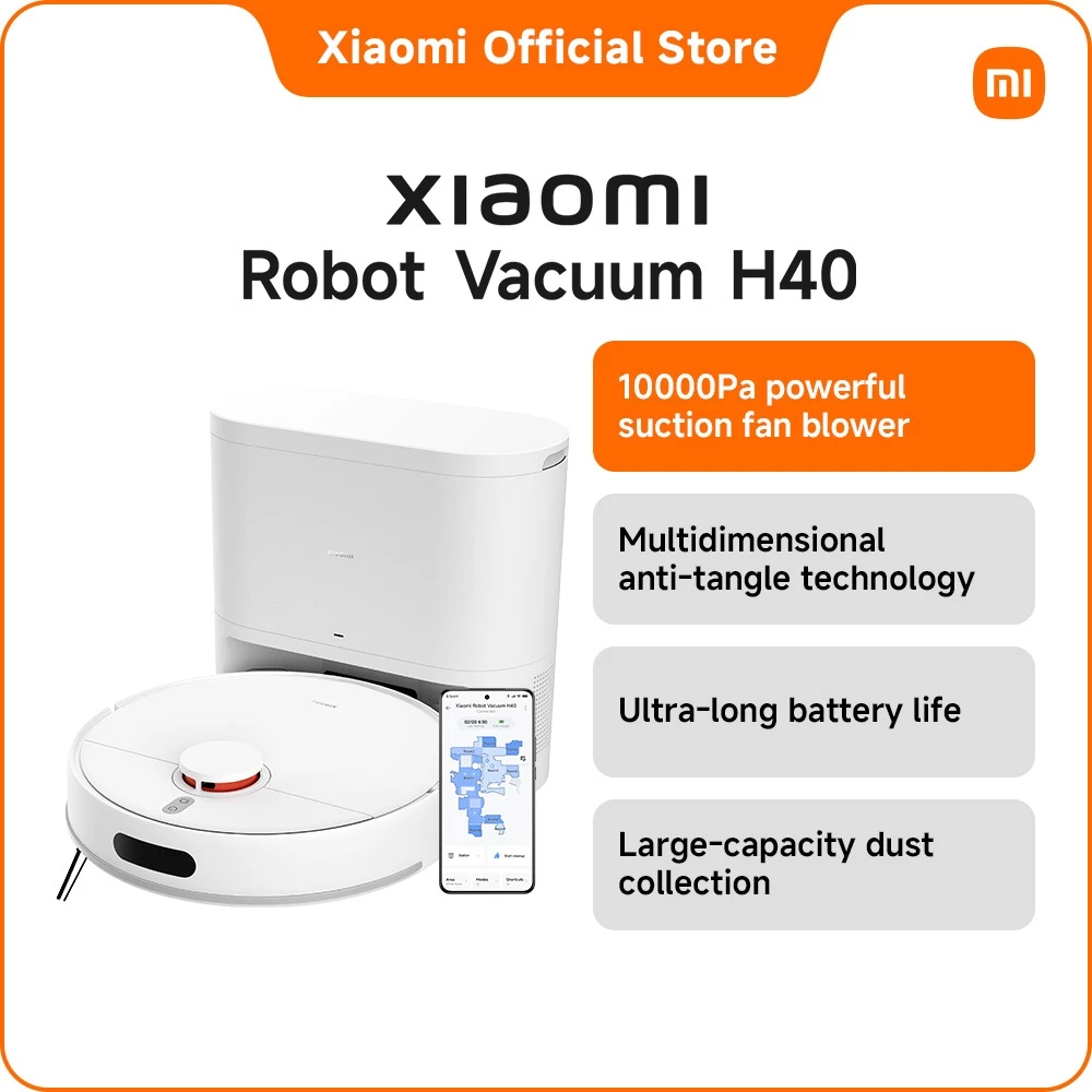 New Xiaomi Robot Vacuum H40