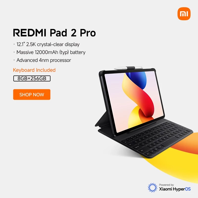 New Xiaomi REDMI Pad 2 Pro (8GB+256GB)