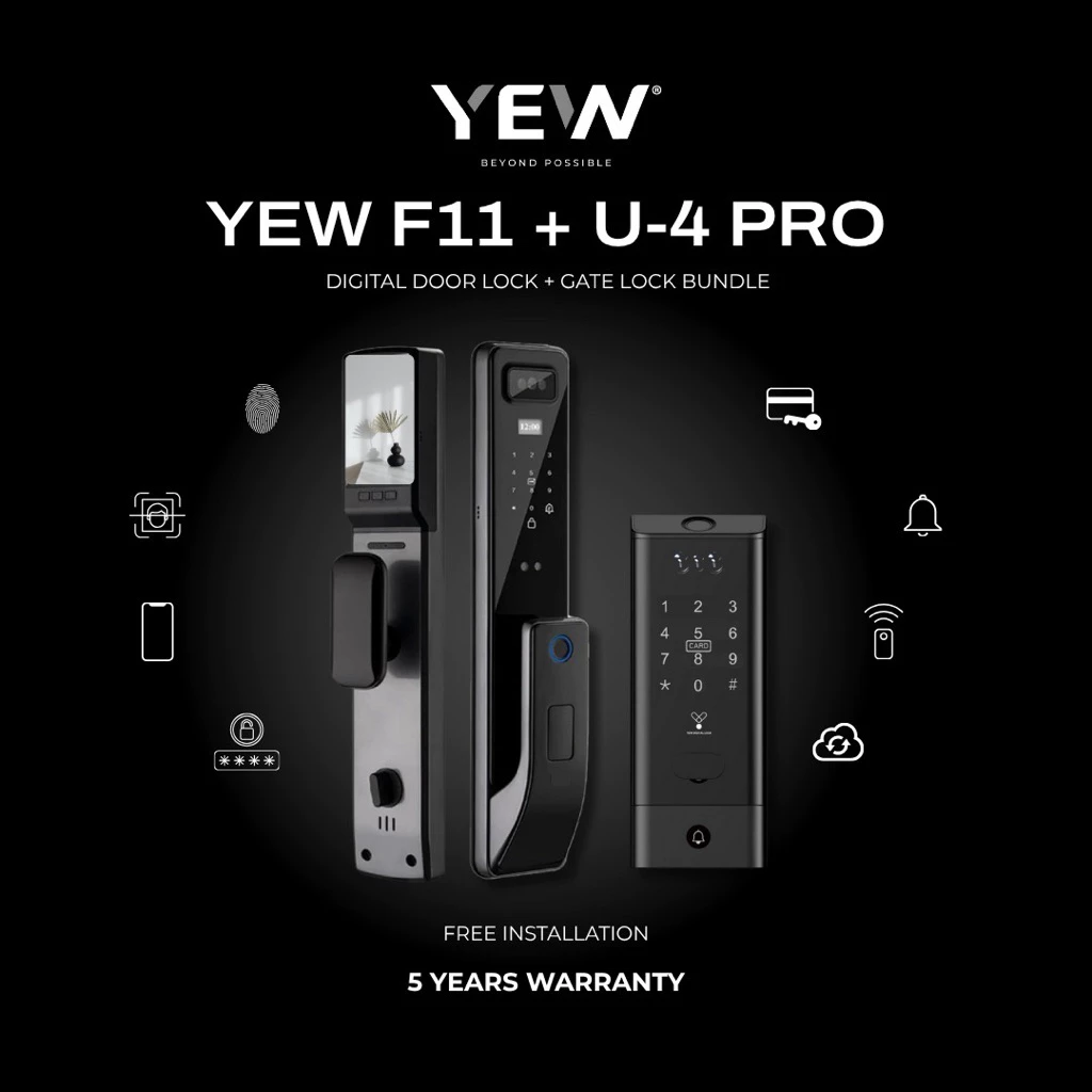 Yew F11 + U4 Pro Digital Lock Bundle